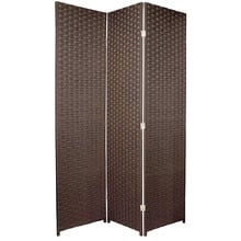 3 Panel Woven Room Divider Screen